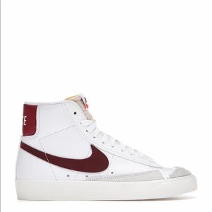 🥤*NEW* Nike Blazer Mid 77 ‘White Team Red’